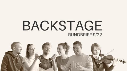 Backstage von Emu Musik